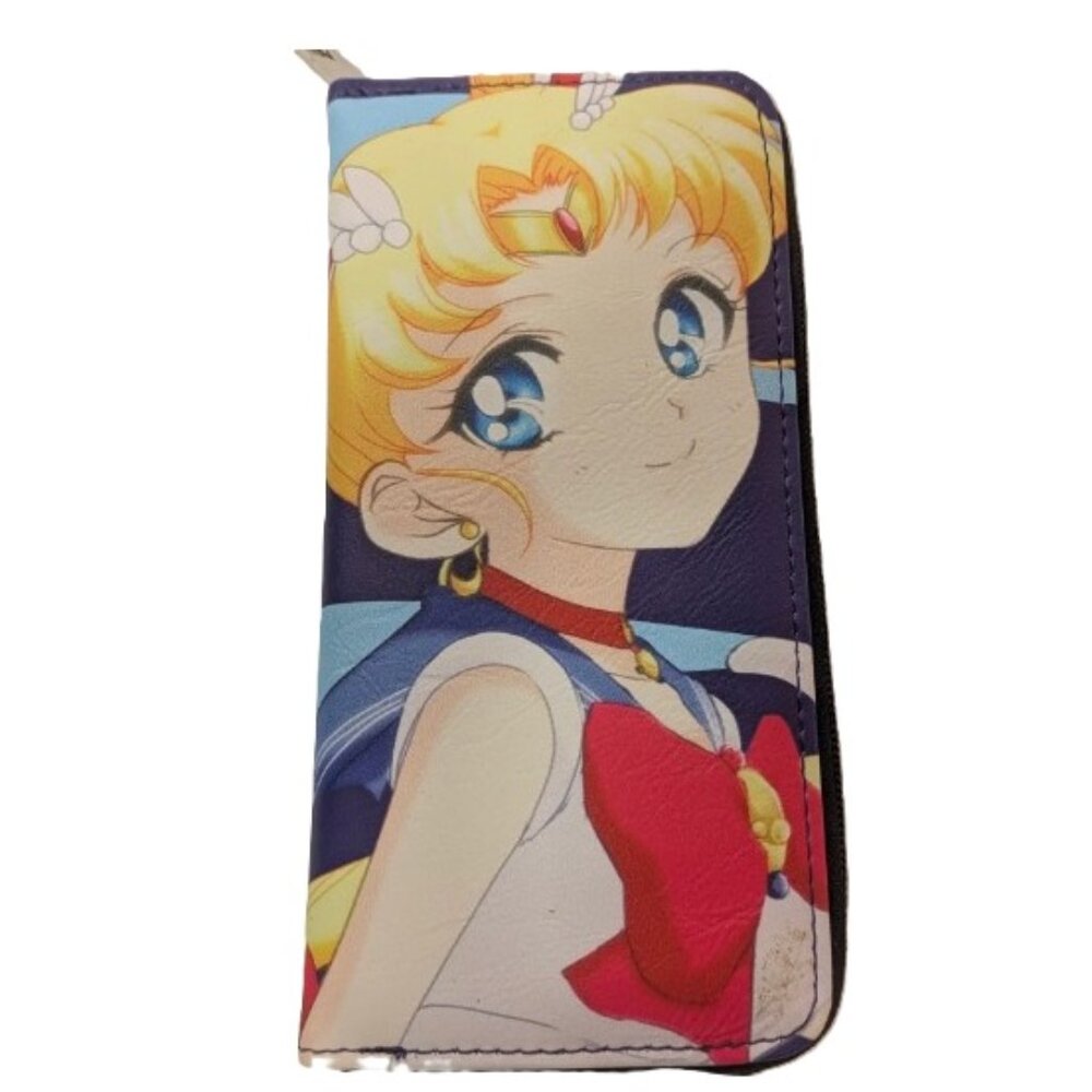 Sailor Moon Long Zip Anime Wallet Zipper Clutch